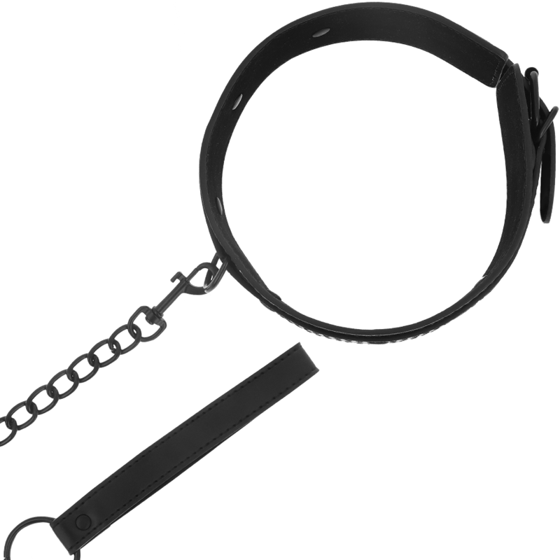 INTENSE - ФЕТИШ-ВОРОТНИК ИЗ ВЕГАНСКОЙ КОЖИ