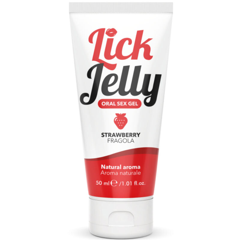 INTIMATELINE - LICK JELLY AARDBEI GLIJMIDDEL 50 ML