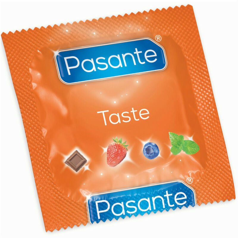 PASANTE - PRÉSERVATIFS SAVEUR MYRTILLE, SACHET DE 144 UNITÉS
