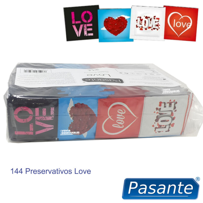 PASANTE - CONDOOMS LIEFDESZAK 144 EENHEDEN