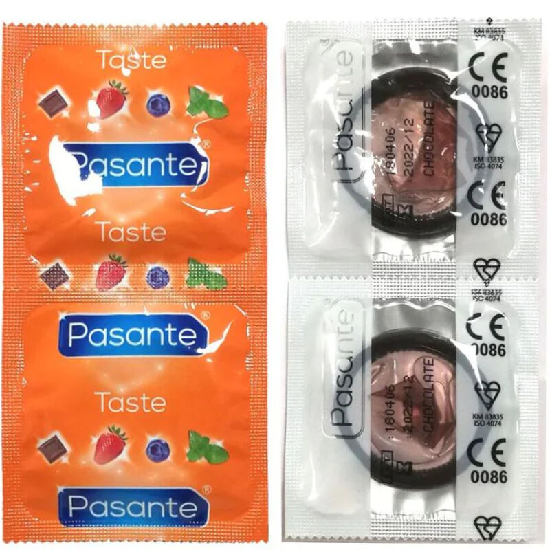 PASANTE - PRÉSERVATIFS SAVEUR CHOCOLAT TENTATION SACHET 144 UNITÉS