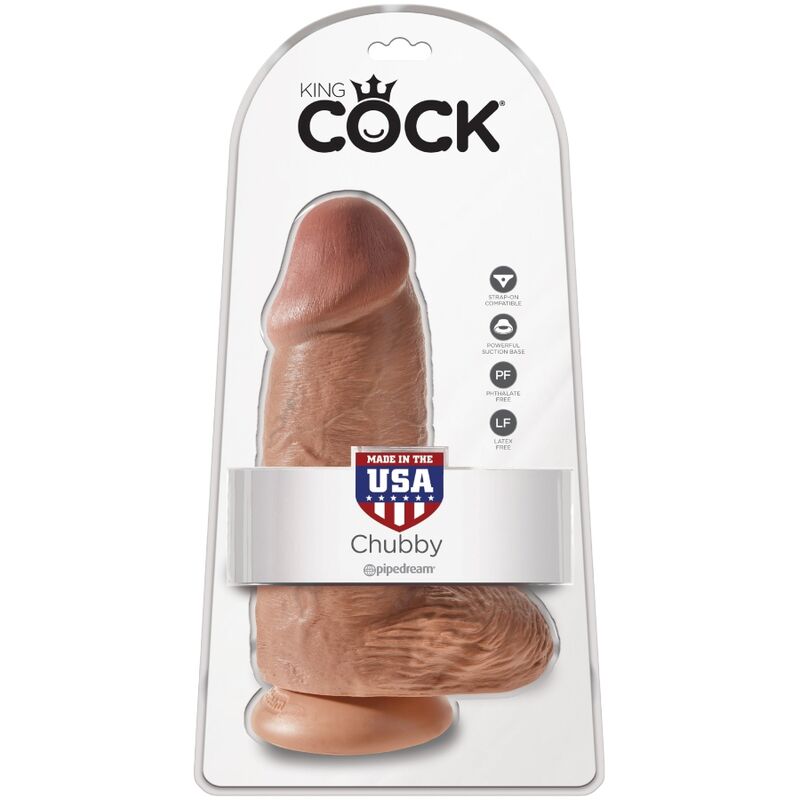 KING COCK - PENE REALISTICO CIPOLLE 23 CM CARAMELLO
