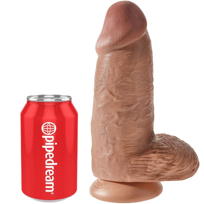 KING COCK - PENE REALISTICO CIPOLLE 23 CM CARAMELLO