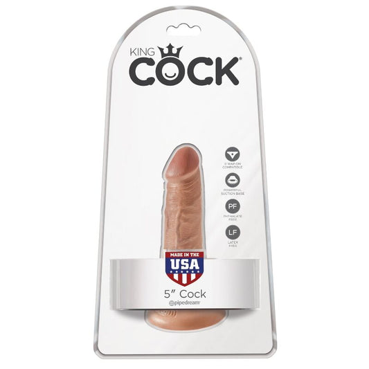 KING COCK - REALISTISCHE PENIS 12 CM CARAMEL