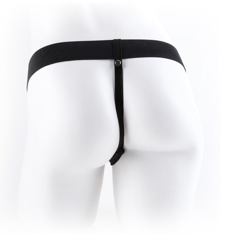 SÉRIE FETISH FANTASY - HARNAIS AJUSTABLE PÉNIS RÉALISTE 28 CM