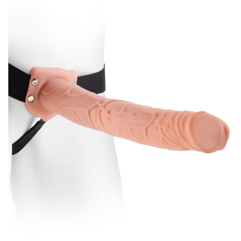 SÉRIE FETISH FANTASY - HARNAIS AJUSTABLE PÉNIS RÉALISTE 28 CM