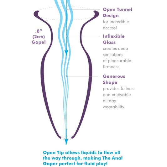 COLLECTION ANAL FANTASY ELITE - DILATATEUR ANAL POUR DÉBUTANTS, TAILLE S (CRISTAL)