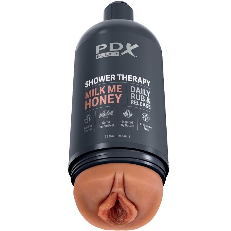 PDX PLUS - STROKER MASTURBATOR DISCRETE FLES ONTWERP MILK ME HONEY CANDY SHAMPOO