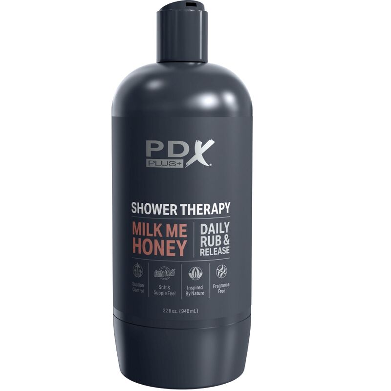 PDX PLUS - STROKER MASTURBATOR DISCRETE FLES ONTWERP MILK ME HONEY CANDY SHAMPOO