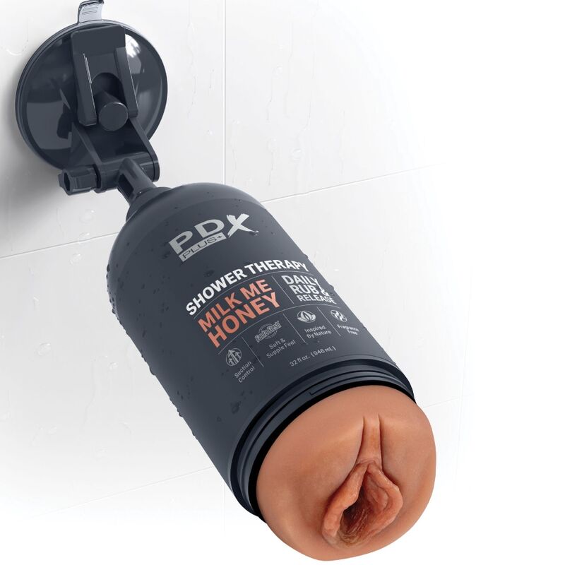 PDX PLUS - STROKER MASTURBATOR DISCRETE FLES ONTWERP MILK ME HONEY CANDY SHAMPOO