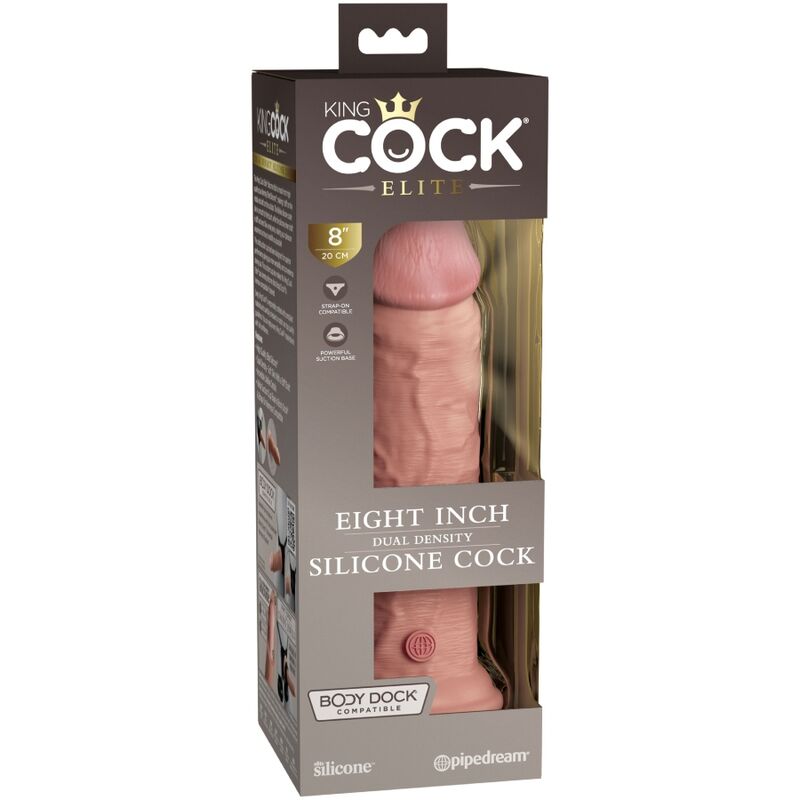 KING COCK - DILDO REALISTICO IN SILICONE ELITE 20,3 CM