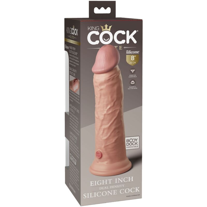 KING COCK - DILDO REALISTICO IN SILICONE ELITE 20,3 CM