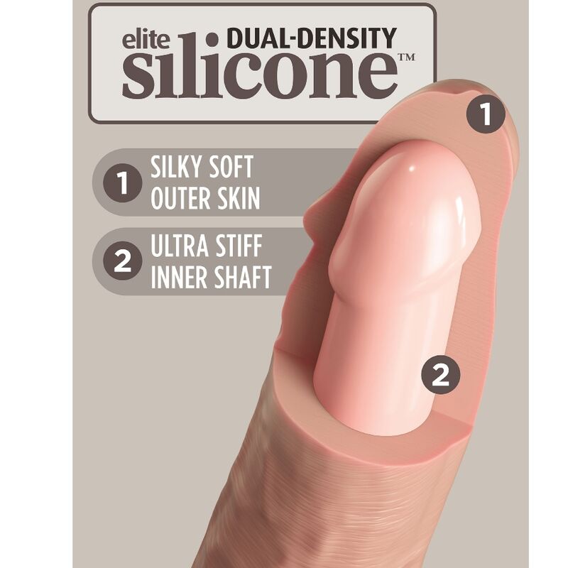 KING COCK - DILDO REALISTICO IN SILICONE ELITE 23 CM
