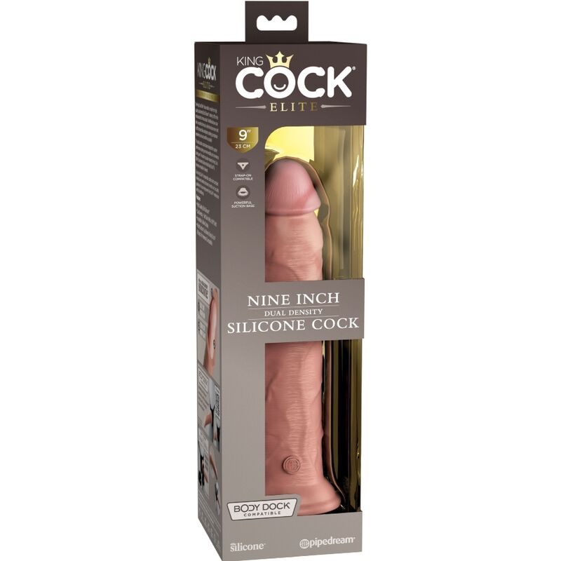 KING COCK - DILDO REALISTICO IN SILICONE ELITE 23 CM