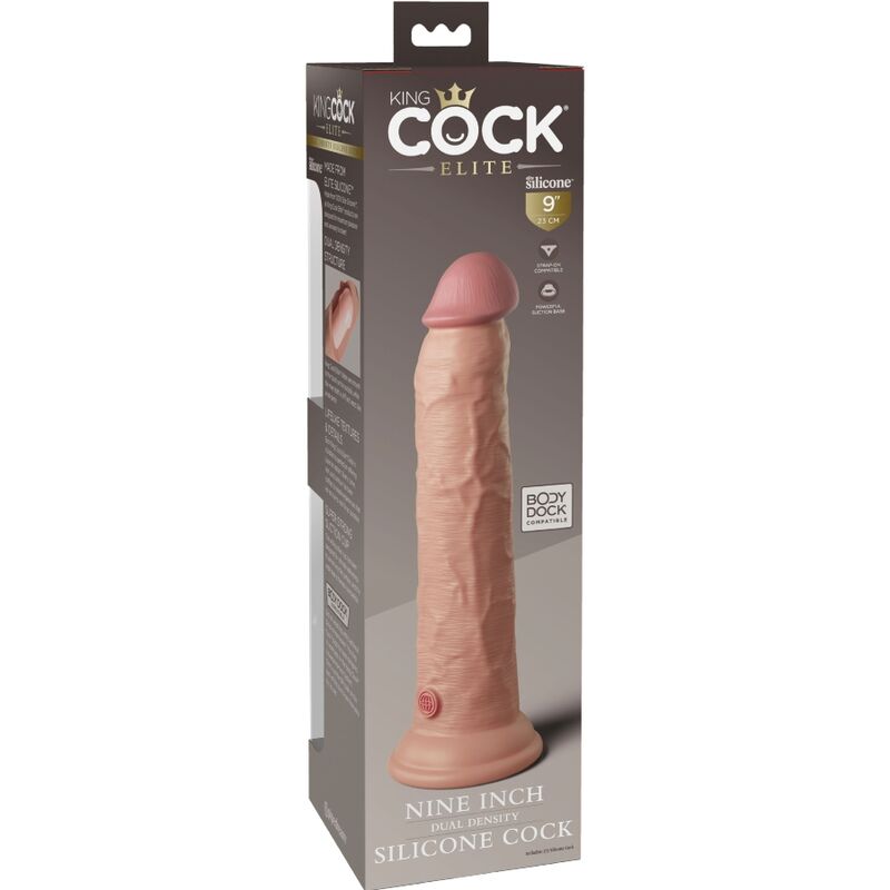 KING COCK - DILDO REALISTICO IN SILICONE ELITE 23 CM