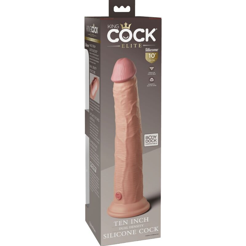KING COCK - GODEMICHET EN SILICONE RÉALISTE ELITE 25,4 CM