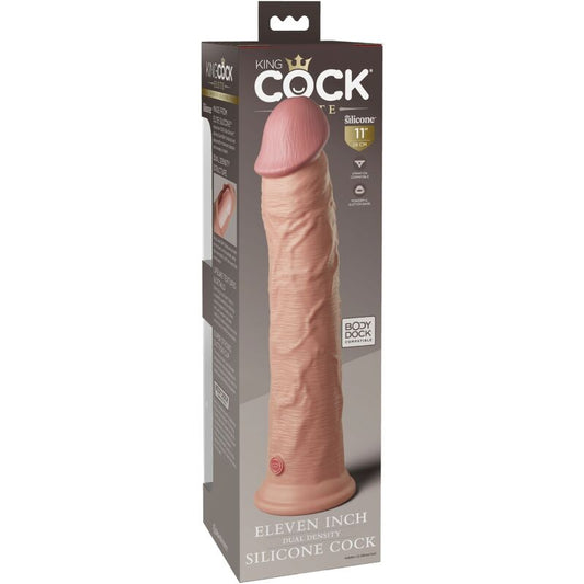 KING COCK - ELITE REALISTISCHE SILICONEN DILDO 28 CM