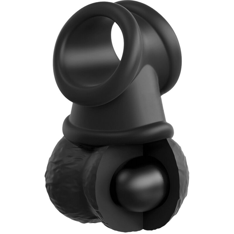 KING COCK - ЭЛИТНЫЙ РОСКОШНЫЙ РЕГУЛИРУЕМЫЙ КОМПЛЕКТ С КОЛЬЦОМ, ЯИЧКАМИ И ДИЛДО 20,3 СМ