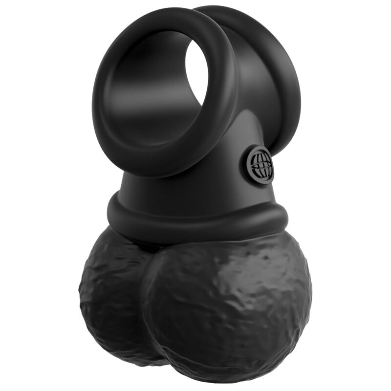 KING COCK - ЭЛИТНЫЙ РОСКОШНЫЙ РЕГУЛИРУЕМЫЙ КОМПЛЕКТ С КОЛЬЦОМ, ЯИЧКАМИ И ДИЛДО 20,3 СМ