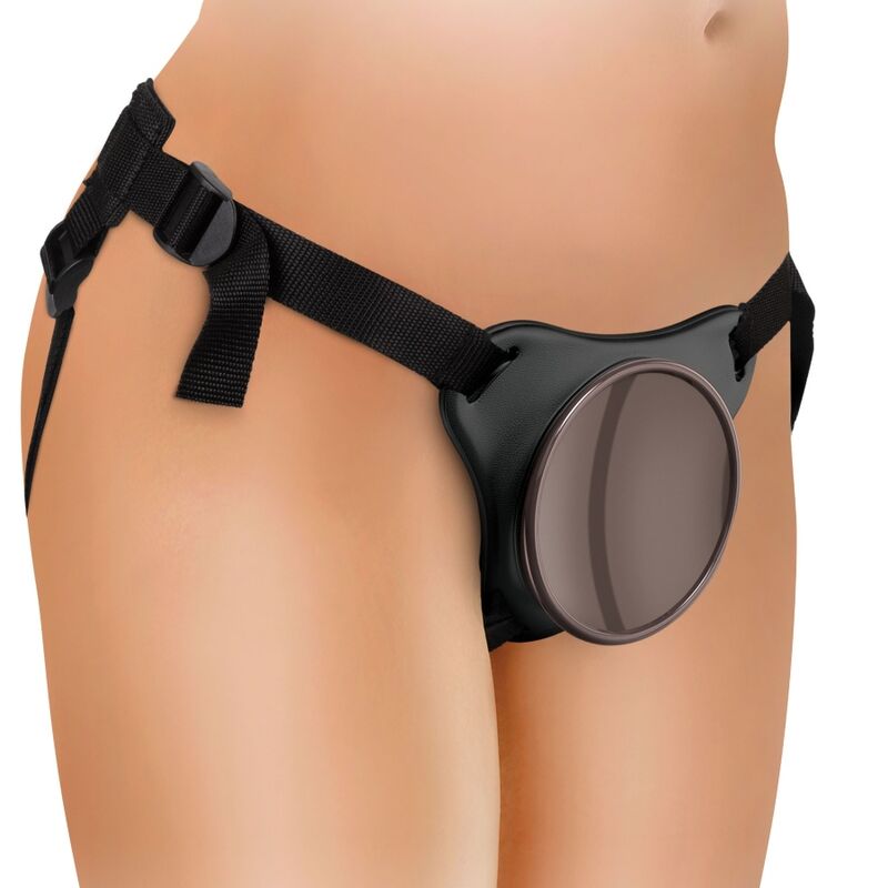 KING COCK - ЭЛИТНЫЙ РОСКОШНЫЙ РЕГУЛИРУЕМЫЙ КОМПЛЕКТ С КОЛЬЦОМ, ЯИЧКАМИ И ДИЛДО 20,3 СМ