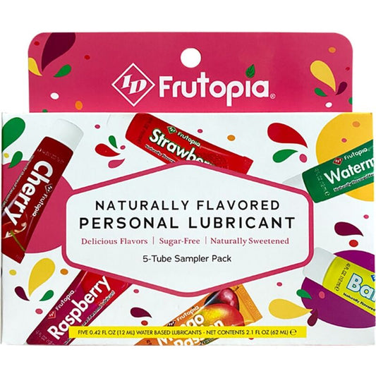 ID FRUTOPIA - ASSORTIMENT DE LUBRIFIANTS, LOT DE 5, 12 ML