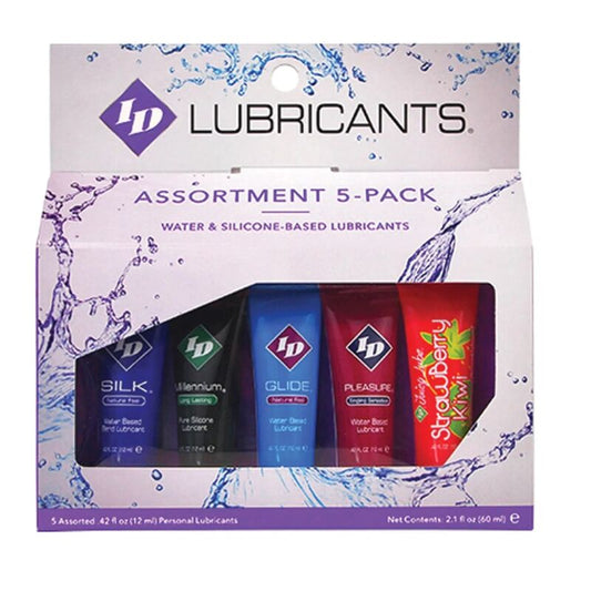 ID JUICY LUBE - Assortiment de 5 tubes de lubrifiant de 12 ml