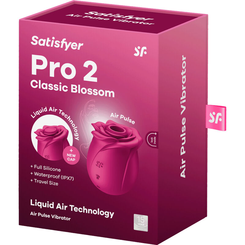 SATISFYER - AIR PULSE PRO 2 KLASSIEKE BLOESEM VIBRATOR