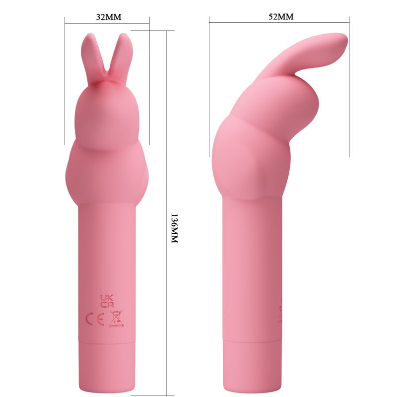 JOLI AMOUR - VIBRATEUR EN SILICONE GERARDO ROSE LAPIN