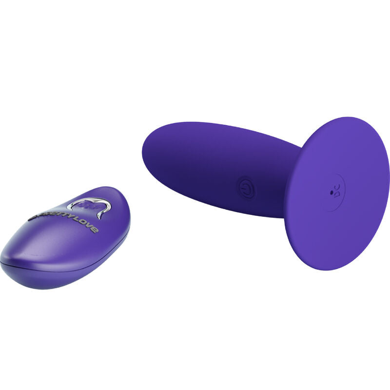 PRETTY LOVE - JEUGD PLUG ANAAL VIBRATOR AFSTANDSBEDIENING VIOLET