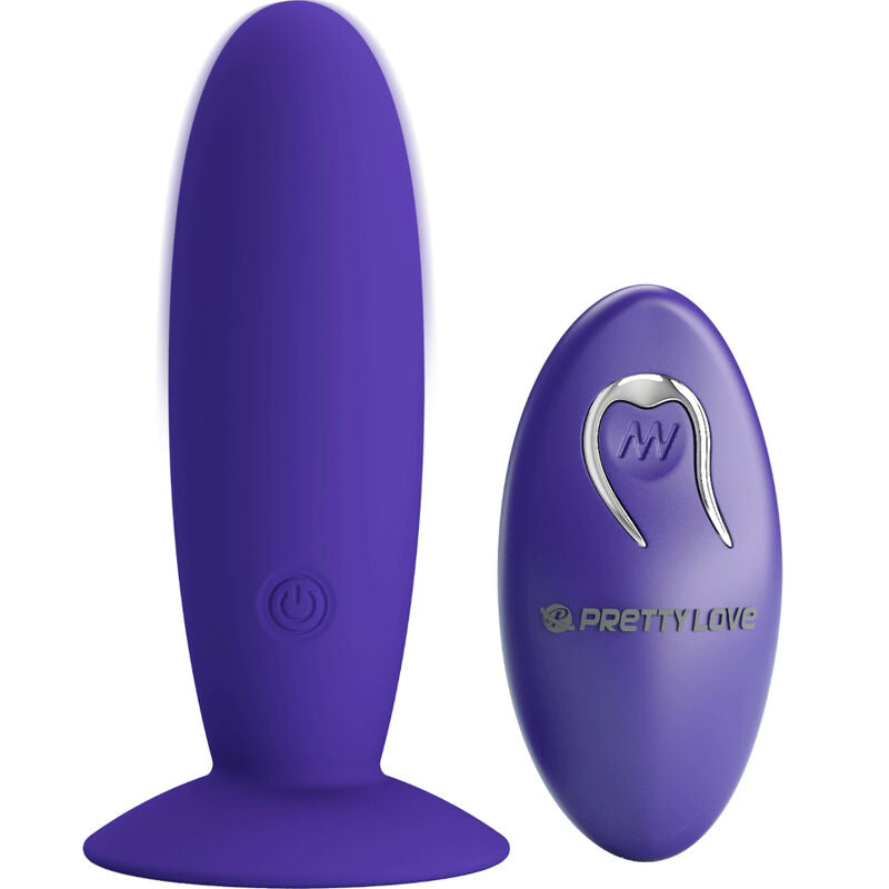 PRETTY LOVE - JEUGD PLUG ANAAL VIBRATOR AFSTANDSBEDIENING VIOLET