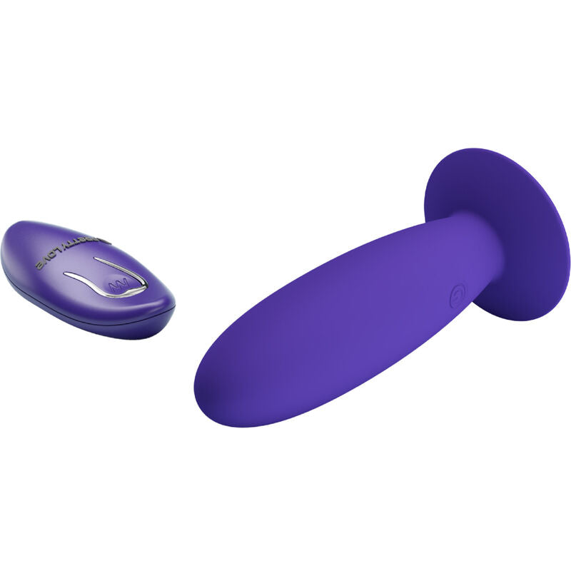 PRETTY LOVE - JEUGD PLUG ANAAL VIBRATOR AFSTANDSBEDIENING VIOLET