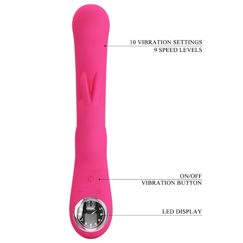 JOLI AMOUR - VIBRATEUR LAMAR RABBIT ET POINT G ROSE