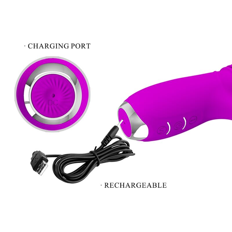 JOLI AMOUR - VIBRATEUR LAPIN RECHARGEABLE DOROTHY VIOLET