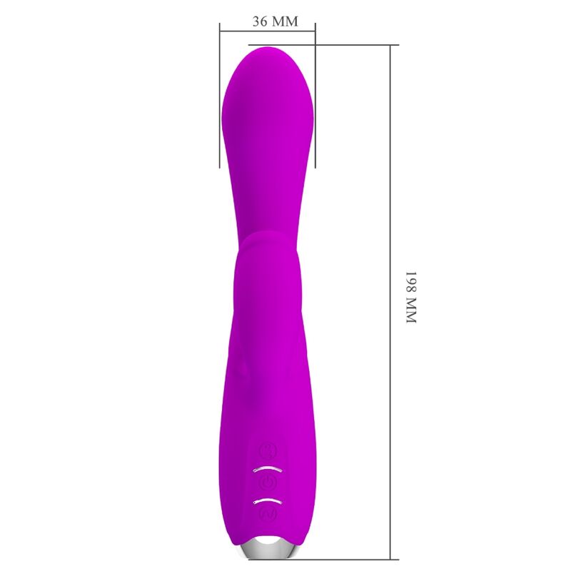 PRETTY LOVE - GLORIA VIBRATEUR LAPIN RECHARGEABLE - ÉTANCHE VIOLETTE
