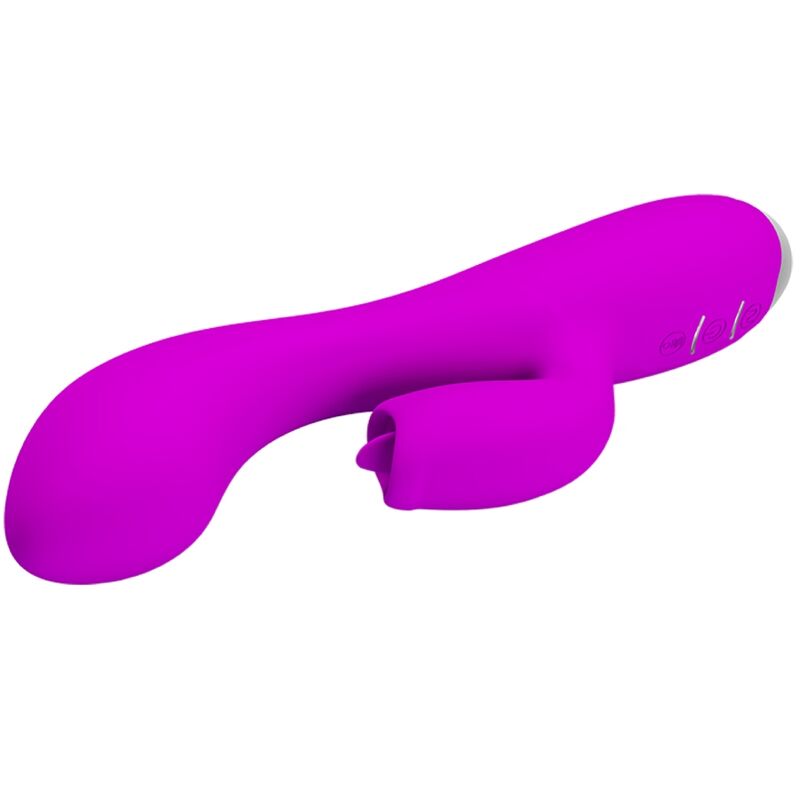 PRETTY LOVE - GLORIA VIBRATEUR LAPIN RECHARGEABLE - ÉTANCHE VIOLETTE