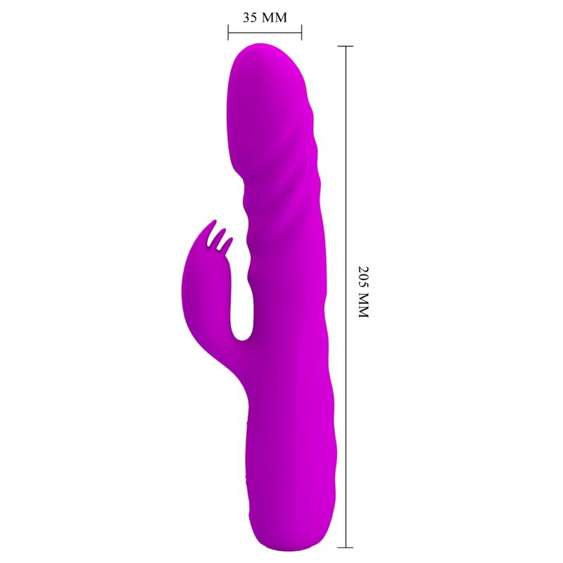 JOLI AMOUR - VIBRATEUR LAPIN RECHARGEABLE MELANIE PURPLE