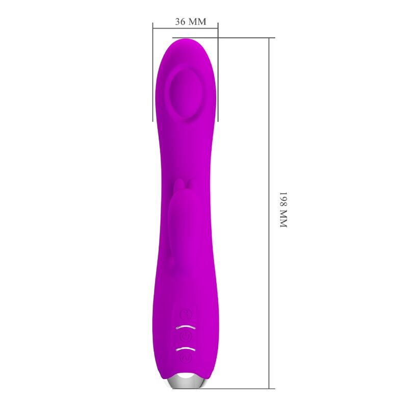 PRETTY LOVE - REGINA OPLAADBARE VIBRATOR-ZUIGGEL PAARS