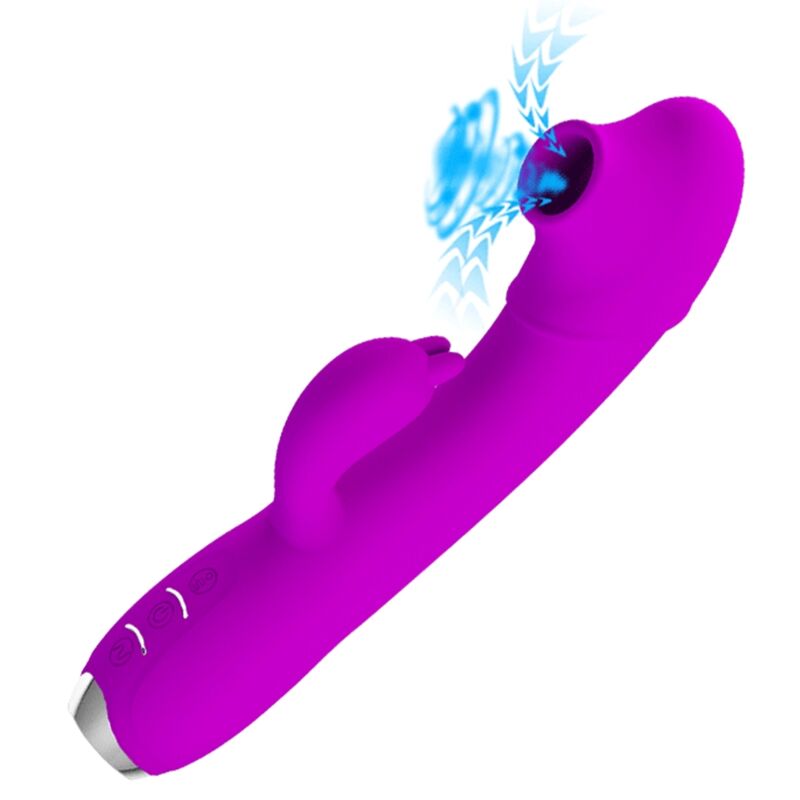 PRETTY LOVE - REGINA OPLAADBARE VIBRATOR-ZUIGGEL PAARS