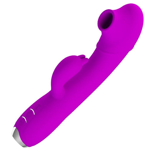 PRETTY LOVE - REGINA OPLAADBARE VIBRATOR-ZUIGGEL PAARS