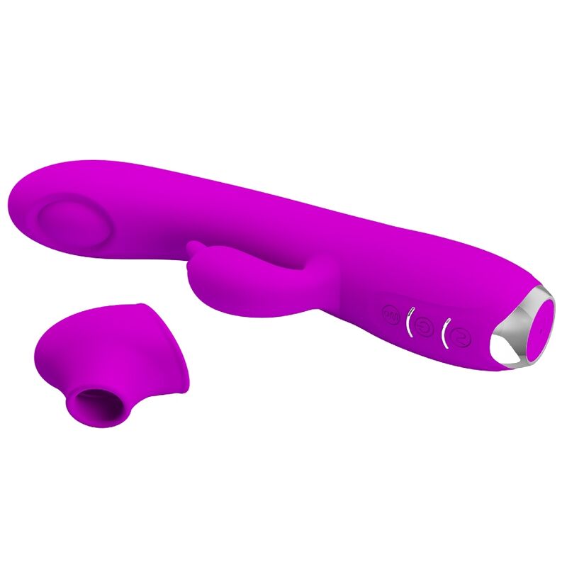 PRETTY LOVE - REGINA OPLAADBARE VIBRATOR-ZUIGGEL PAARS