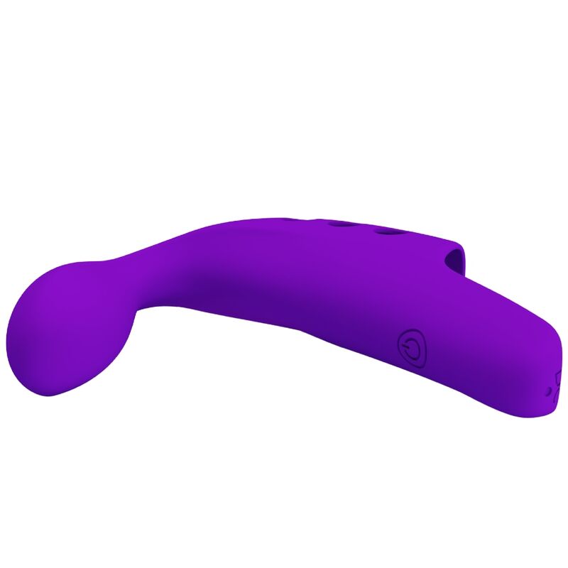 PRETTY LOVE - GORGON PURPLE OPLAADBARE VINGERVIBRATOR