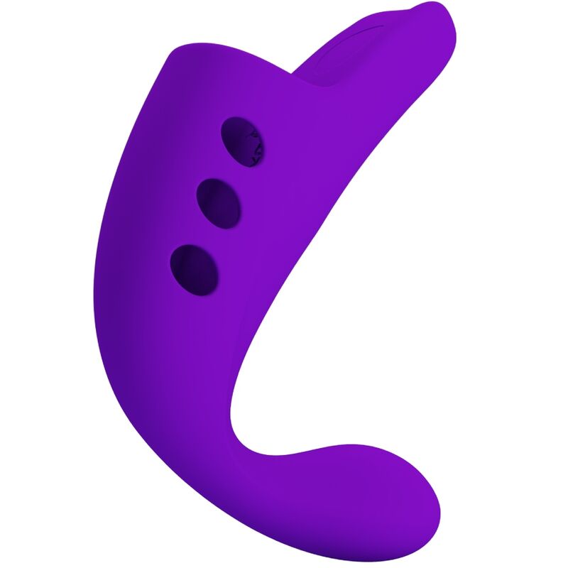 PRETTY LOVE - GORGON PURPLE OPLAADBARE VINGERVIBRATOR