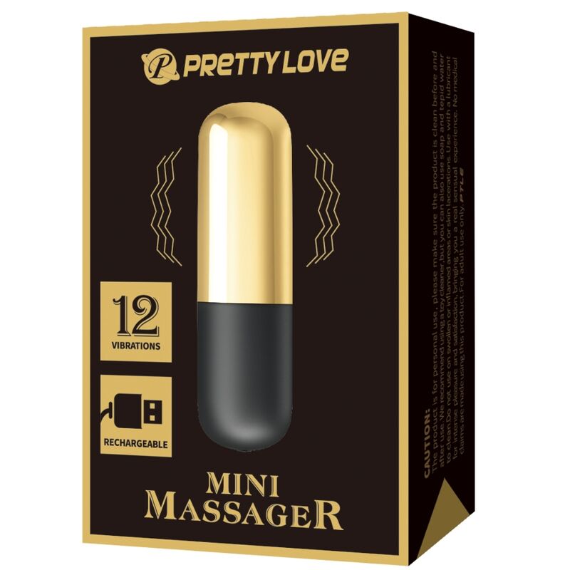 PRETTY LOVE - GOUDEN OPLAADBARE KOGELVIBRATOR
