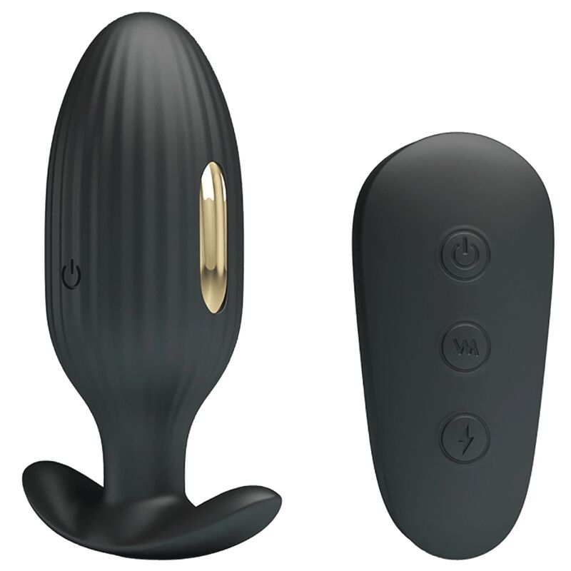 PRETTY LOVE - KELLY PLUG ANAAL OPLAADBARE VIBRATOR ZWART