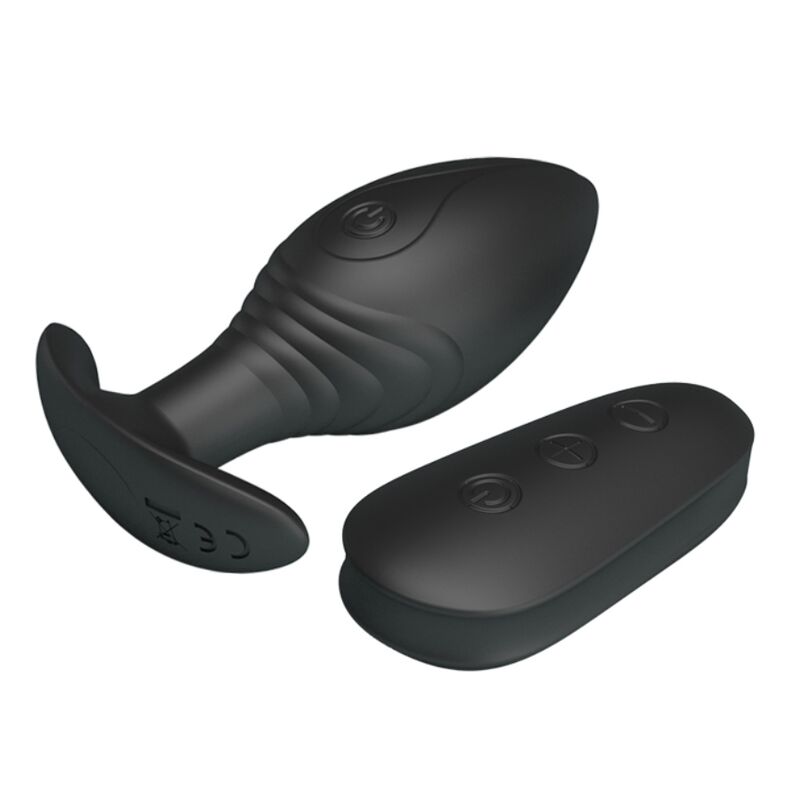 PRETTY LOVE - REGINA ANAAL PLUG OPLAADBARE VIBRATOR ZWART