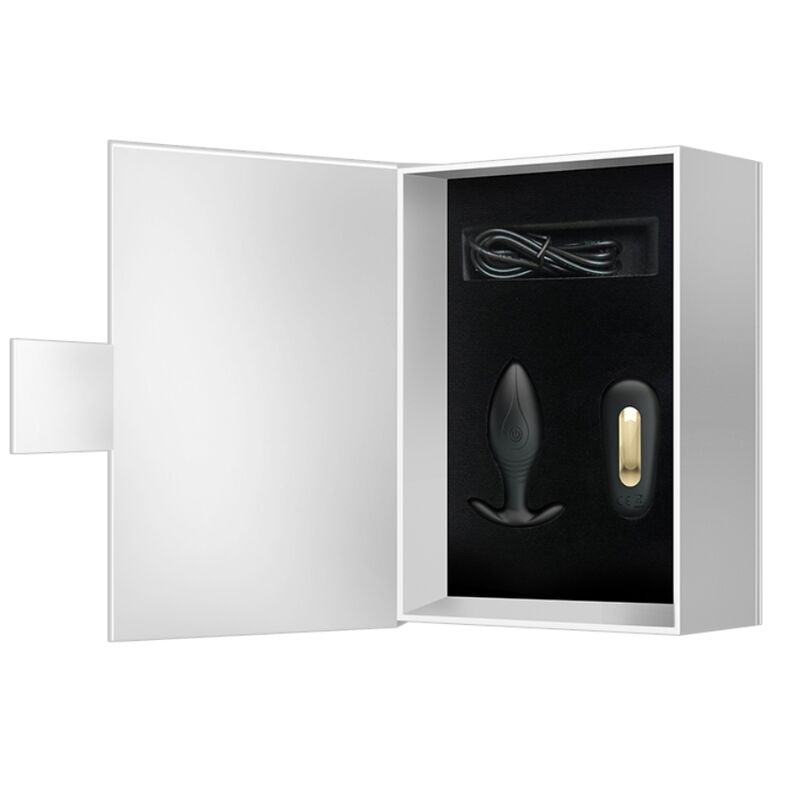 PRETTY LOVE - REGINA ANAAL PLUG OPLAADBARE VIBRATOR ZWART