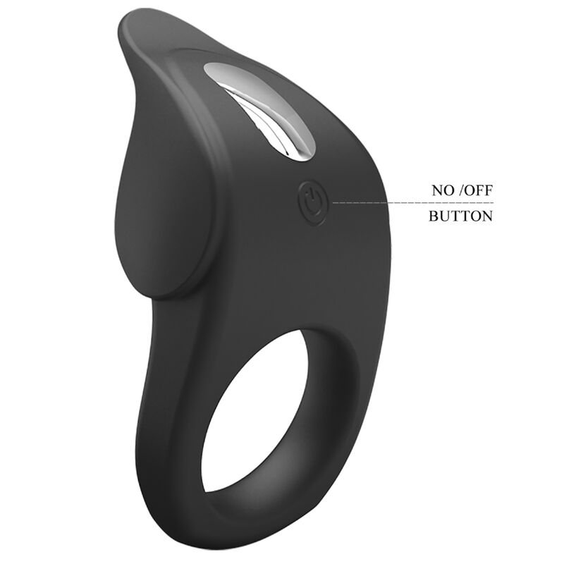 PRETTY LOVE - SUSANNA ANNEAU DE PÉNIS VIBRANT NOIR