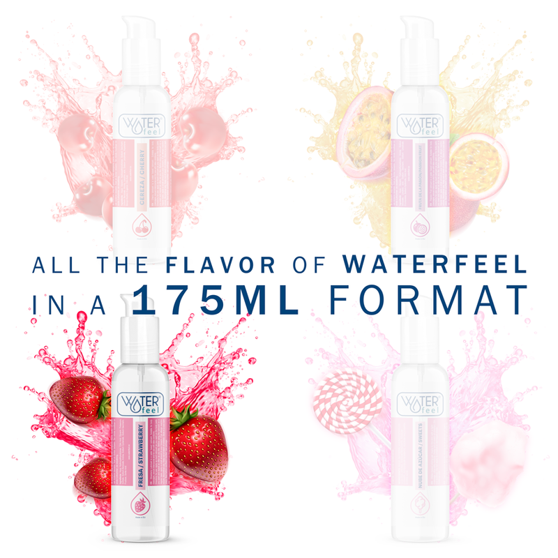 WATERFEEL - Lubrifiant à base d'eau à la fraise 175 ml