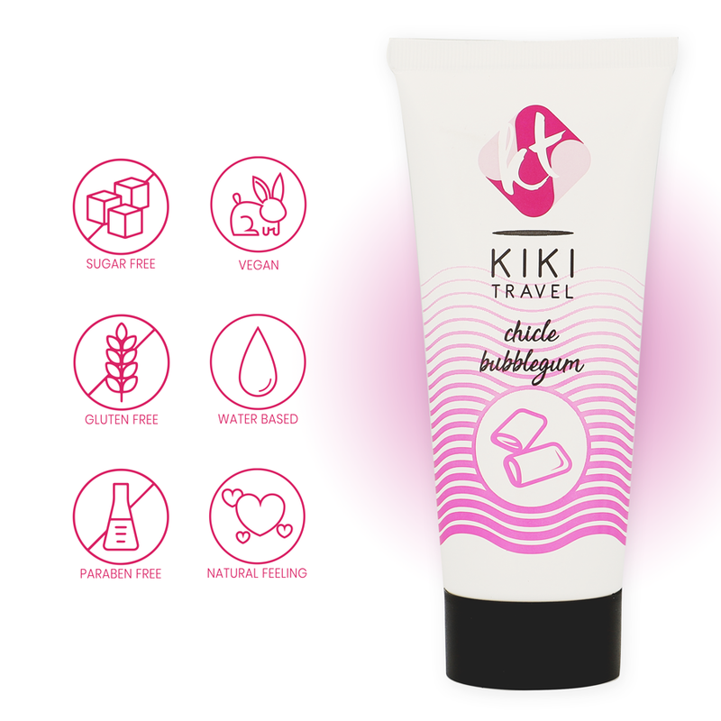 KIKÍ TRAVEL - LUBRIFIANT À LA BUBBLEGUM 50 ML