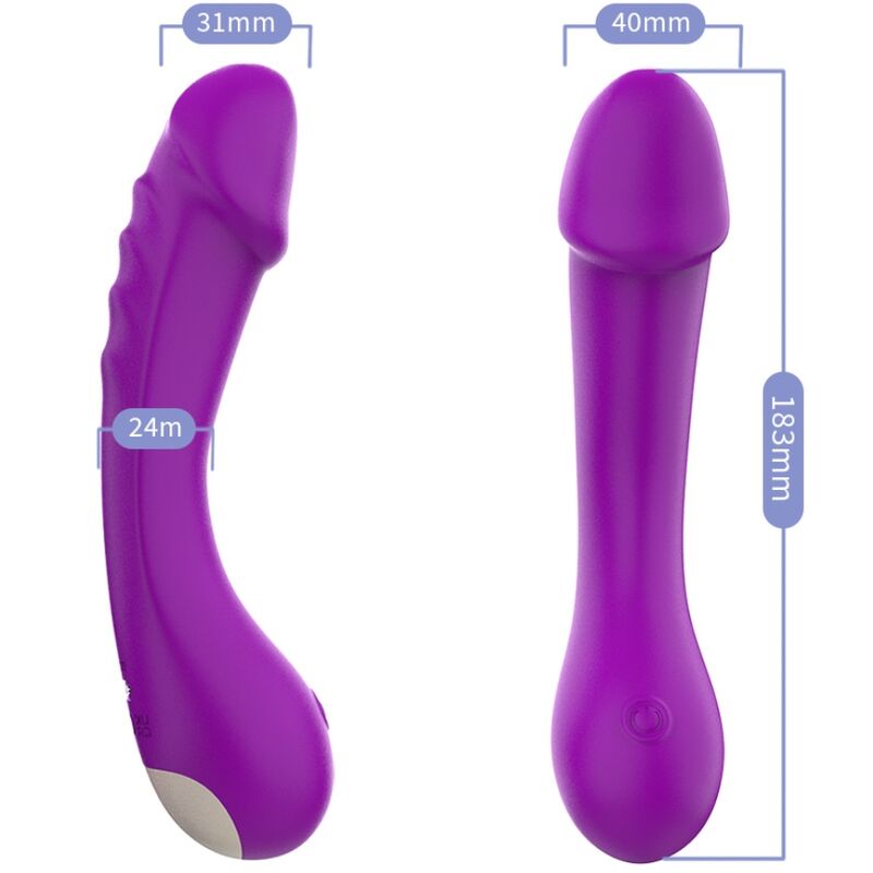 ARMONY - GODEMICHET VIBRATEUR POINT G EN SILICONE VIOLET